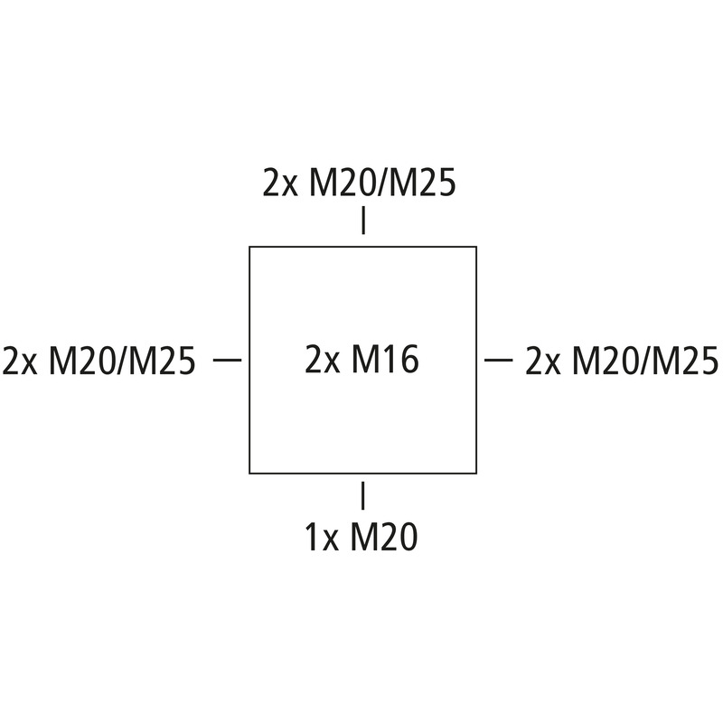 Skrzynka rozgałęźna - Abox-i SL-2,5/4²